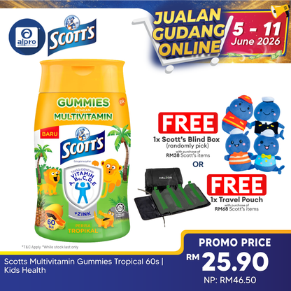 Scotts Multivitamin Gummies Tropical 60s | Kids Health Scotts