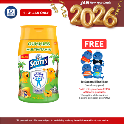 Scotts Multivitamin Gummies Tropical 60s | Kids Health Scotts