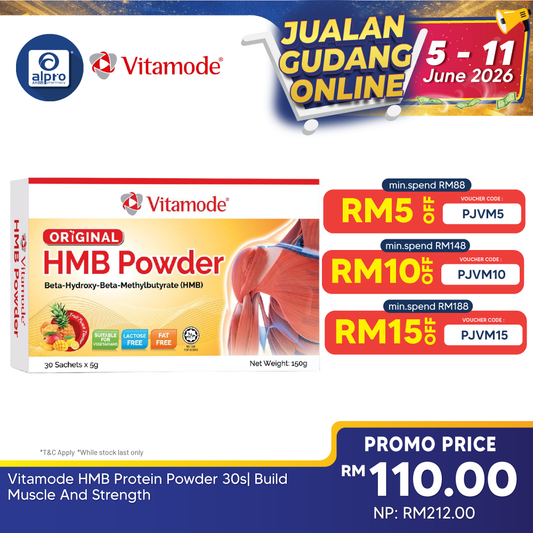Vitamode HMB Protein Powder 30s| Build Muscle And Strength Vitamode