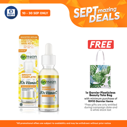 Garnier Light Complete Booster Serum 30ml | Brighten Dark Spots In 3 Days Alpro Pharmacy