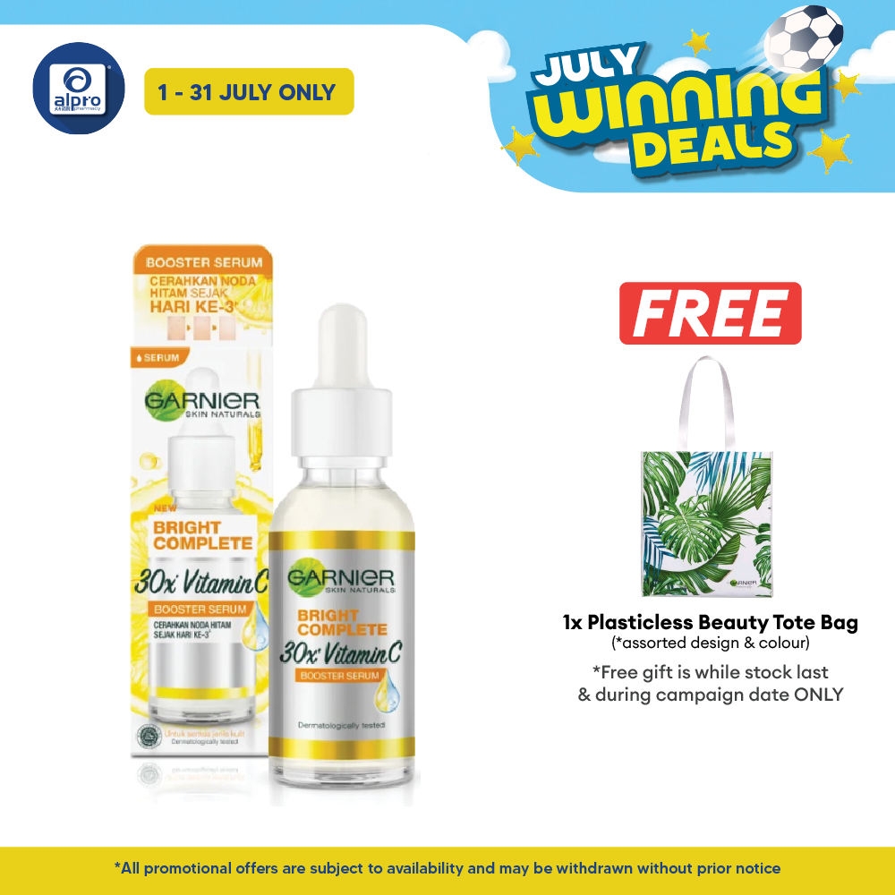 Garnier Light Complete Booster Serum 30ml | Brighten Dark Spots In 3 Days Garnier