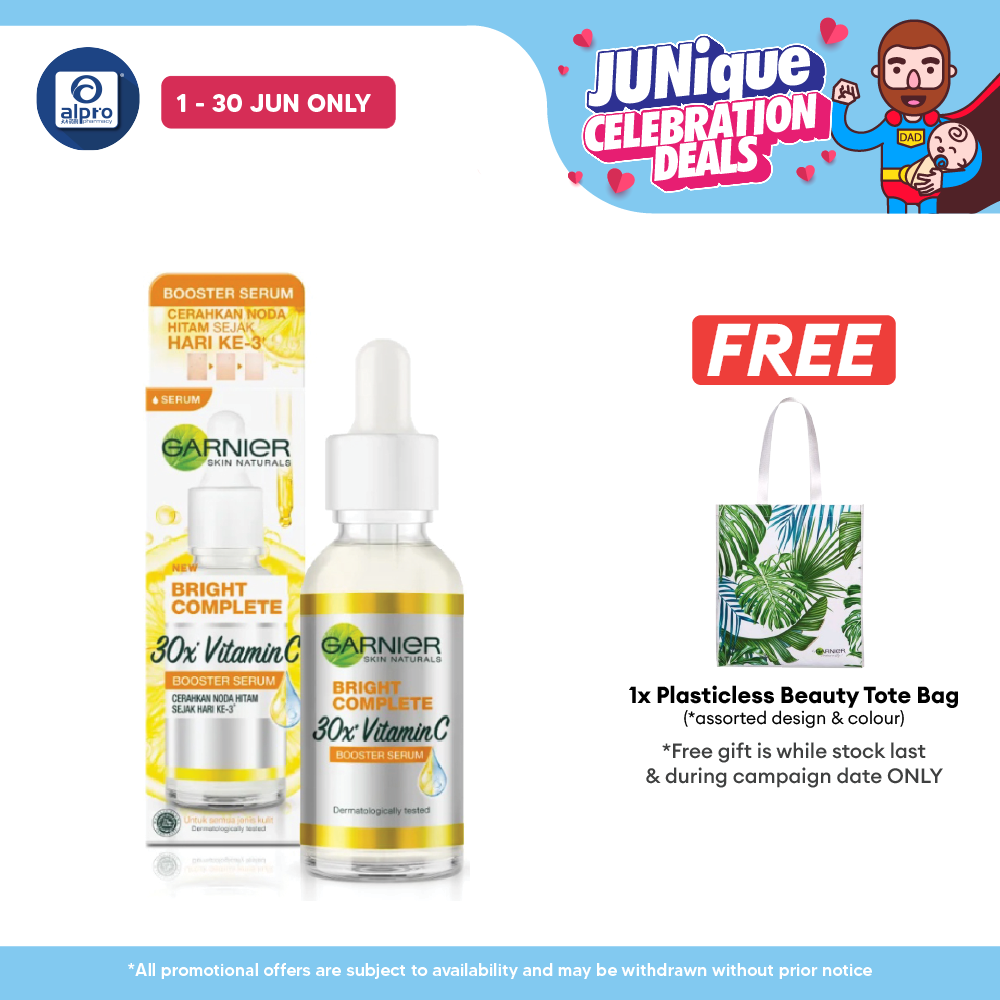 Garnier Light Complete Booster Serum 30ml | Brighten Dark Spots In 3 Days Garnier