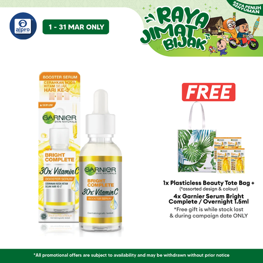 Garnier Light Complete Booster Serum 30ml | Brighten Dark Spots In 3 Days Garnier