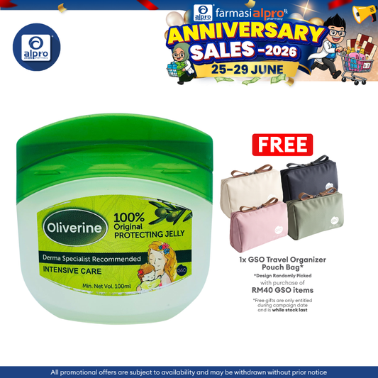 GSO Oliverine 100ml | 100% Original Protecting Jelly For Crack & Dry Skin GSO