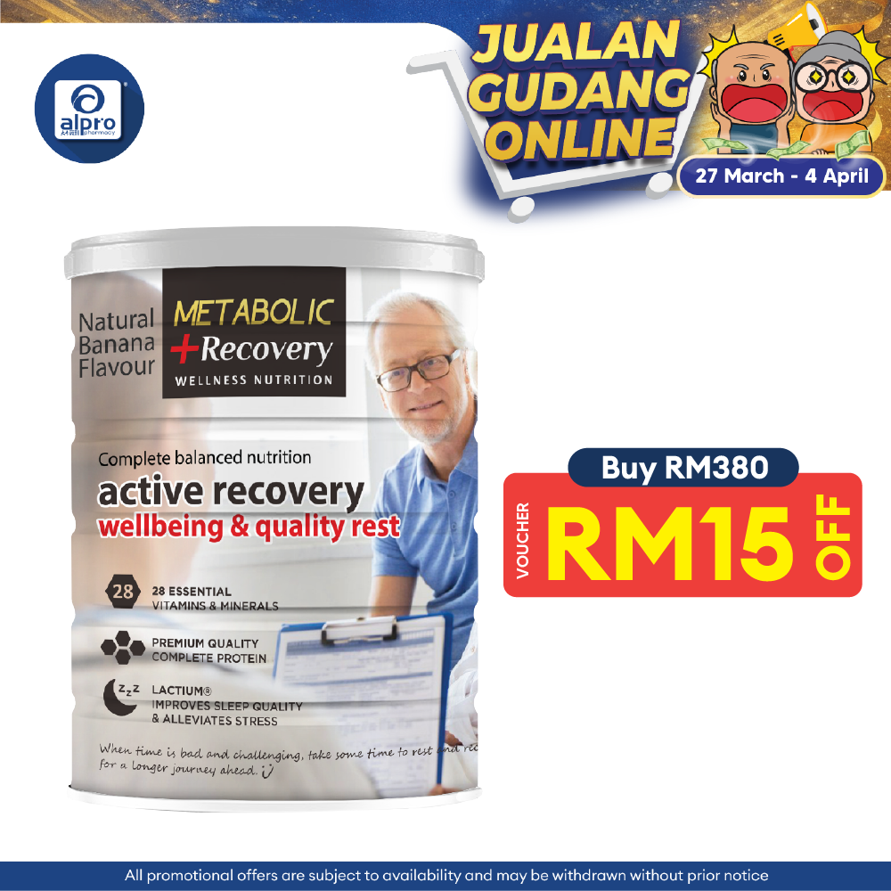 Metabolic + Recovery 850g | Wellbeing & Quality Rest Metabolic+