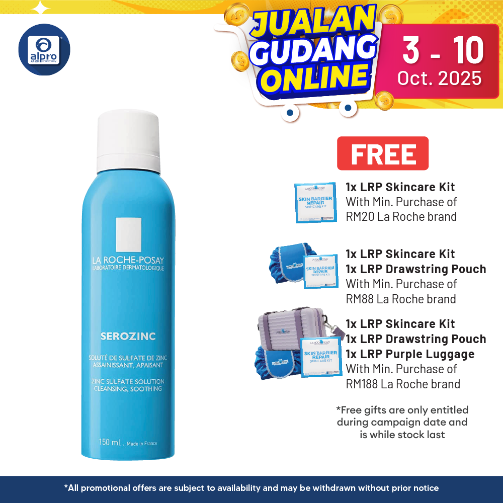 La Roche Posay Serozinc Solution 150ml La Roche Posay