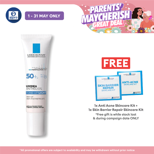 La Roche Posay UVidea Tone-up Light Cream 30ml | Instanly Brightens La Roche Posay