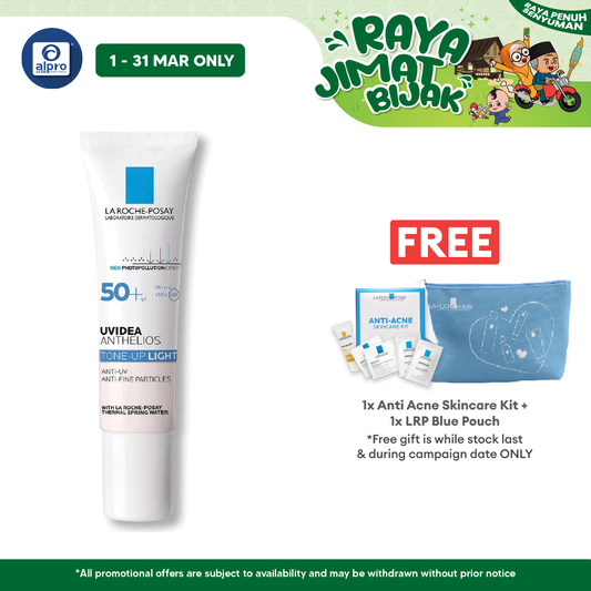 La Roche Posay UVidea Tone-up Light Cream 30ml | Instanly Brightens La Roche Posay