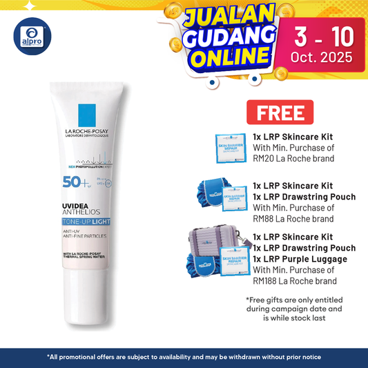 La Roche Posay UVidea Tone-up Light Cream 30ml | Instanly Brightens Alpro Pharmacy