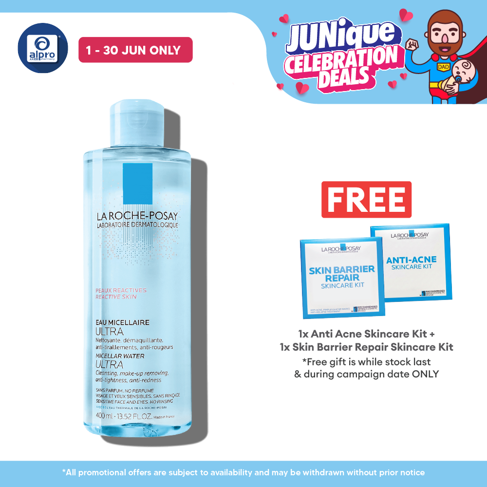 La Roche Posay Physiological Micellar Water 200ml  | Gently Removes Impurities La Roche Posay