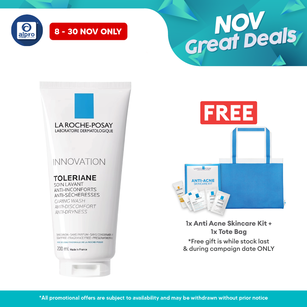 La Roche Posay Toleriane Gel Moussant 150ml | Relieves and Gently Cleansed La Roche Posay