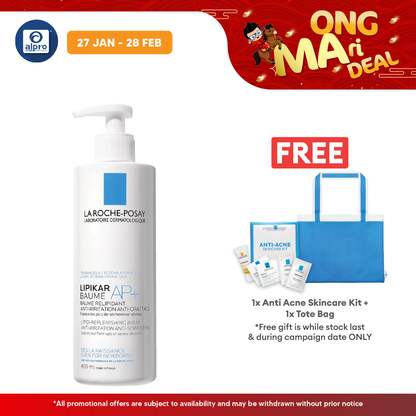 La Roche Posay Lipikar Baume Ap+ Body Moisturise 400ml Alpro Pharmacy