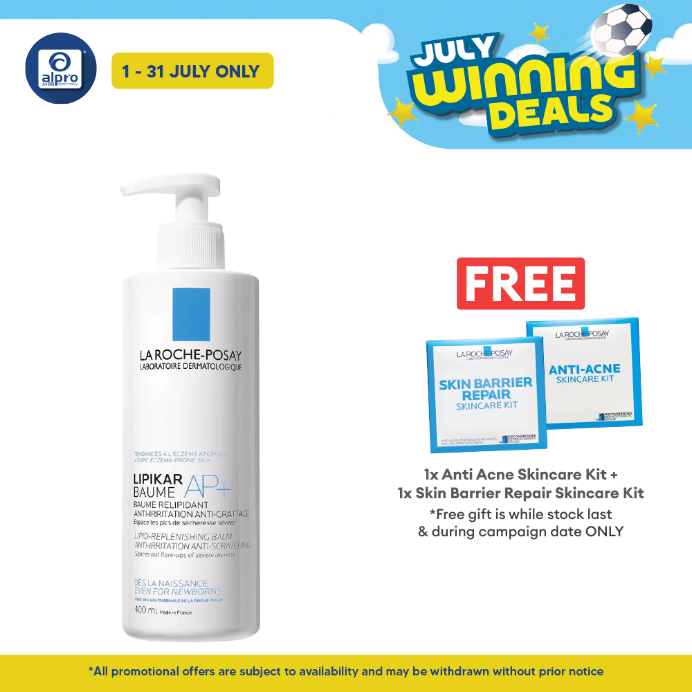 La Roche Posay Lipikar Baume Ap+ Body Moisturise 400ml | For Irritated Skin La Roche Posay