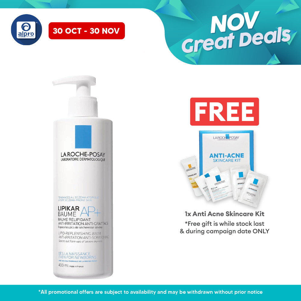 La Roche Posay Lipikar Baume Ap+ Body Moisturise 400ml Alpro Pharmacy