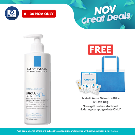 La Roche Posay Lipikar Baume Ap+ Body Moisturise 400ml Alpro Pharmacy