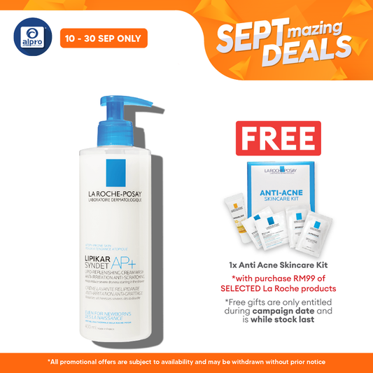 La Roche Posay Lipikar Syndet Ap+ Body Wash 400ml Alpro Pharmacy