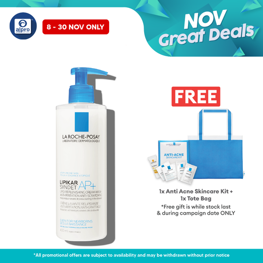 La Roche Posay Lipikar Syndet Ap+ Body Wash 400ml Alpro Pharmacy