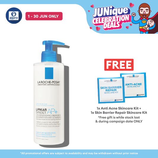 La Roche Posay Lipikar Syndet Ap+ Body Wash 400ml La Roche Posay
