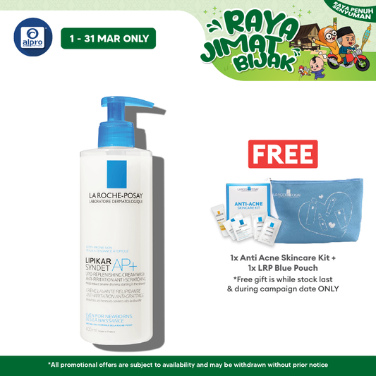 La Roche Posay Lipikar Syndet Ap+ Body Wash 400ml La Roche Posay