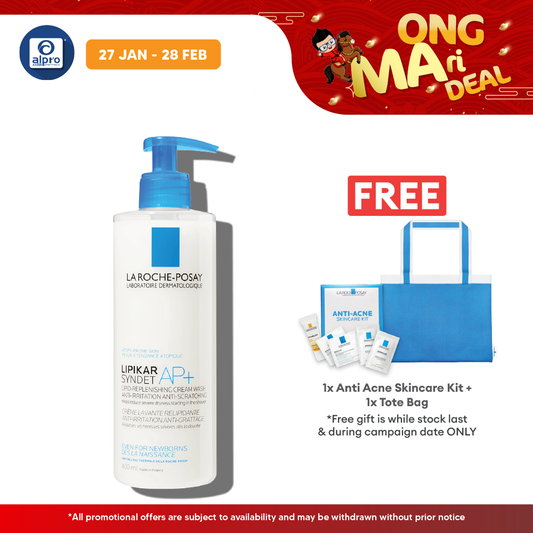 La Roche Posay Lipikar Syndet Ap+ Body Wash 400ml Alpro Pharmacy