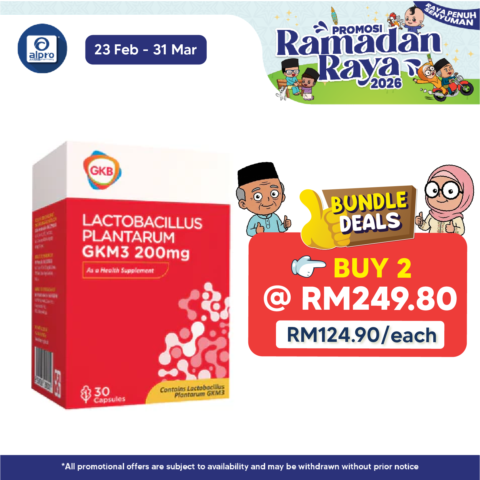 GKB L. Plantarum GKM3 30s GKB