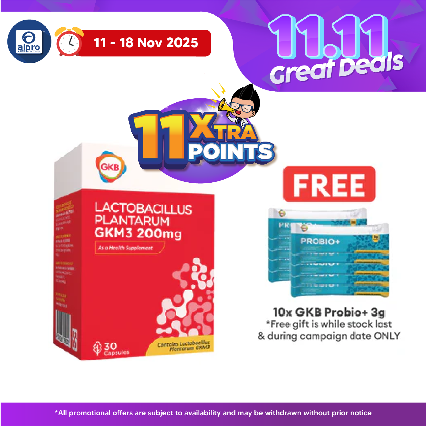 GKB L. Plantarum GKM3 30s | For Weight Loss GKB