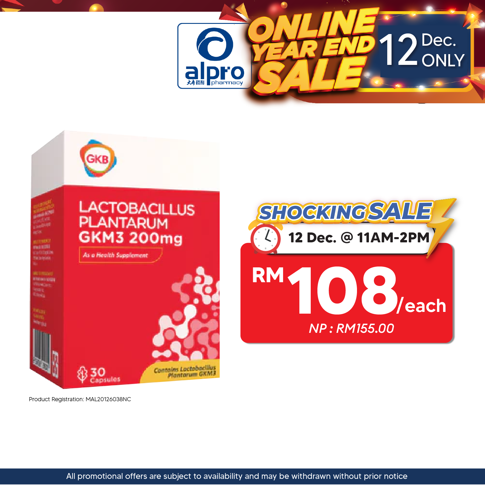 GKB L. Plantarum GKM3 30s GKB