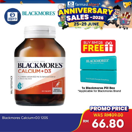 Blackmores Calcium+D3 120s | Bone Health Blackmores