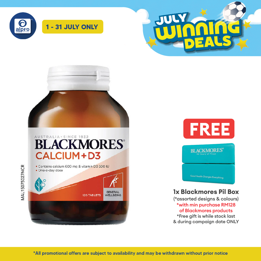 Blackmores Calcium+D3 120s | Bone Health Blackmores