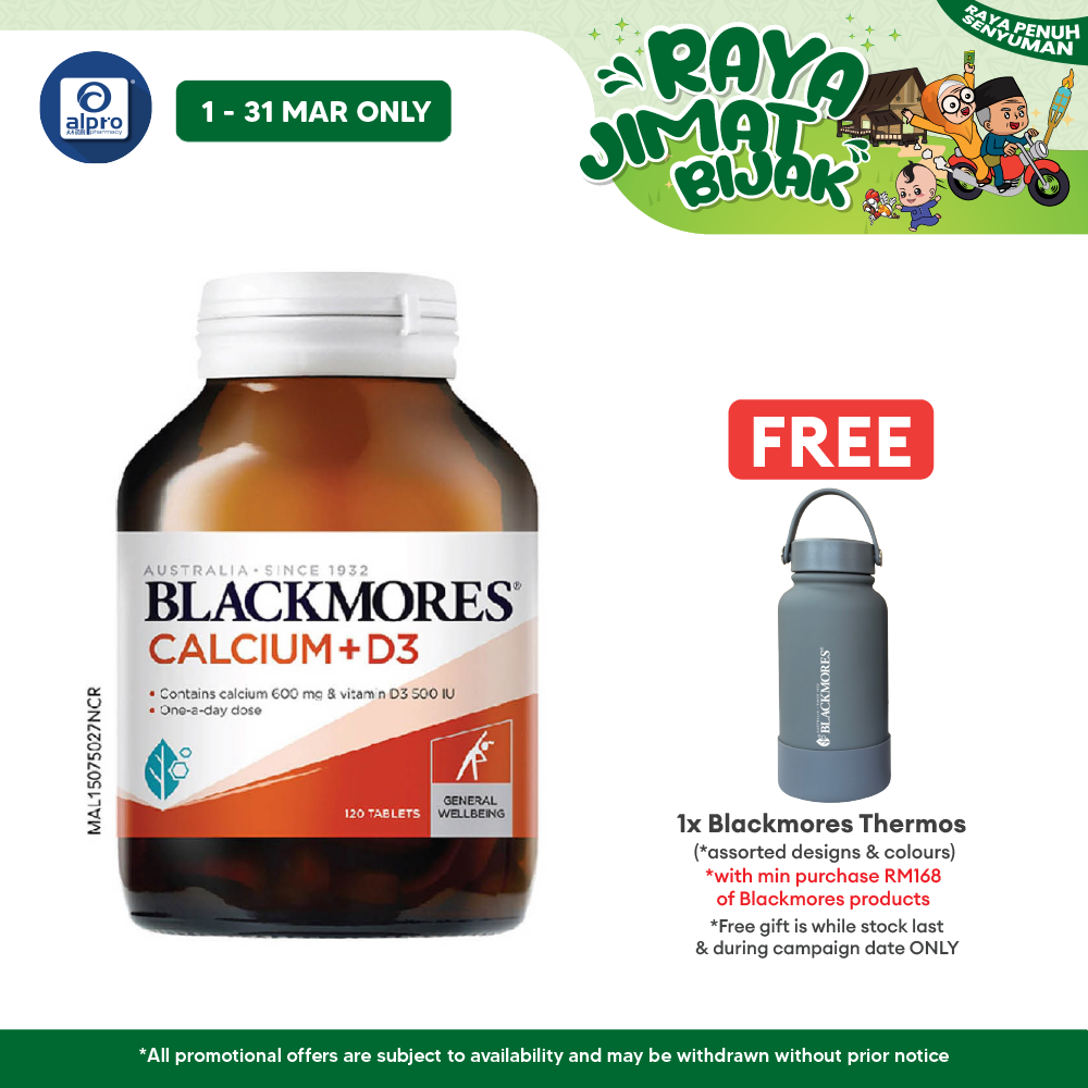 Blackmores Calcium+D3 120s | Bone Health Blackmores