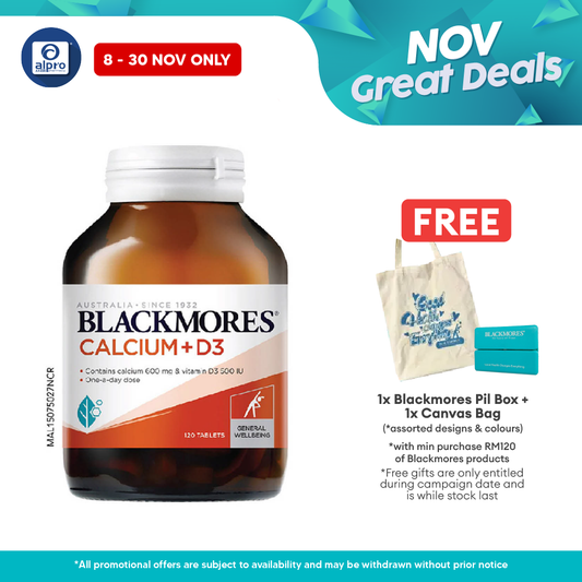 Blackmores Calcium+D3 120s | Bone Health Blackmores