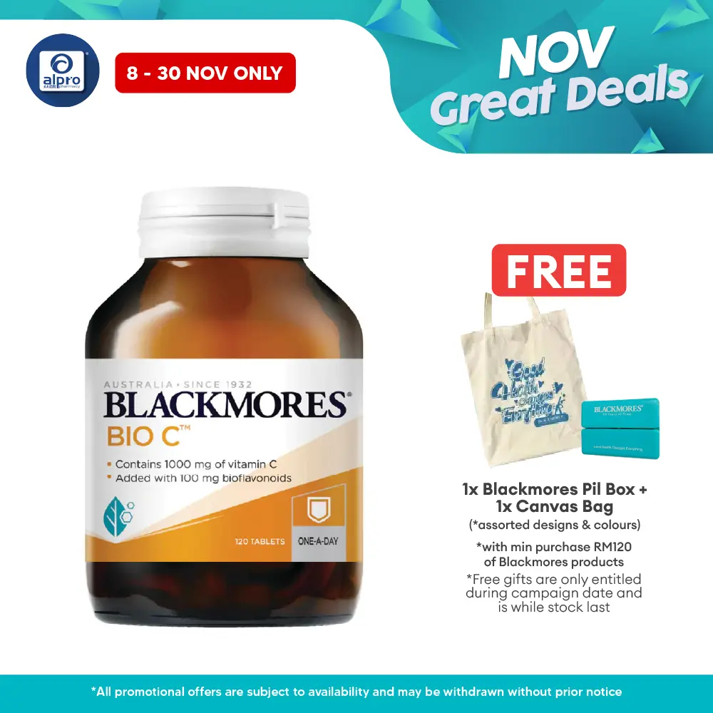 Blackmores Bio C 1000mg 120s | Vitamin C Blackmores