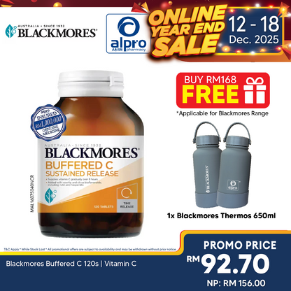 Blackmores Buffered C 120s | Vitamin C Blackmores