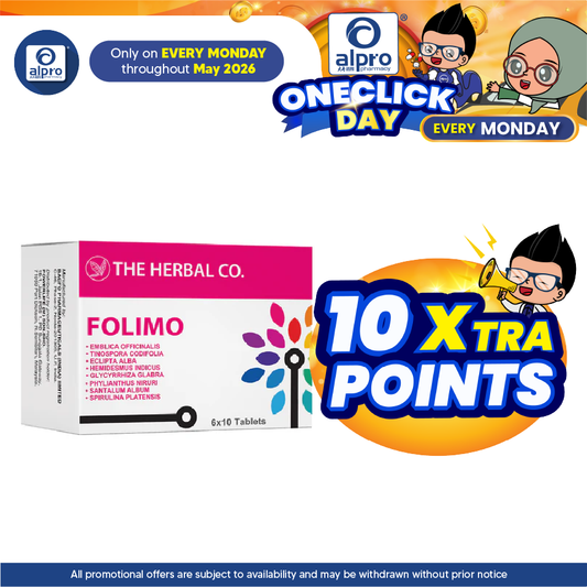 THC Folimo 6x10 Tablets | Hair Growth Supplement The Herbal Co