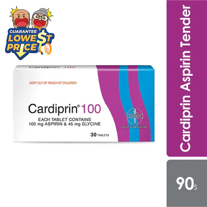 Cardiprin 100mg 3x30s | Reduce Heart Risk Attack and Stroke Cardiprin