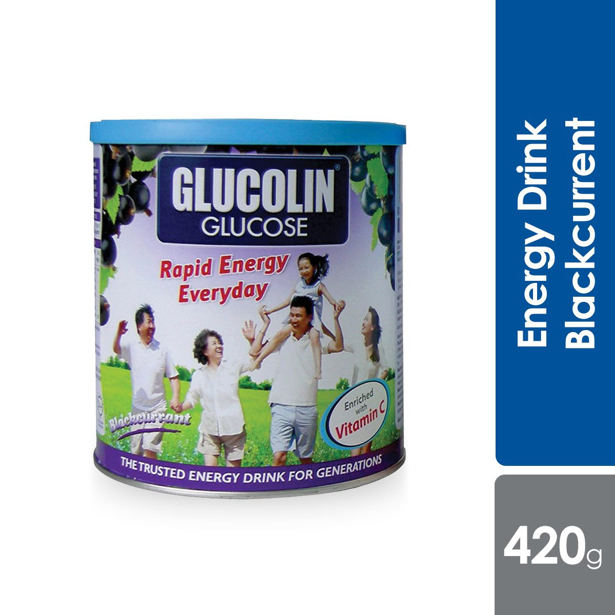 Glucolin Vitamin C (Blackcurrant) 420g | For Adult Glucolin