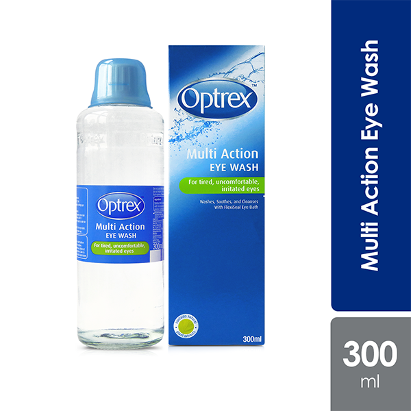 Optrex Multi Action Eye Wash 300ml | Soothe Irritated Eyes Optrex