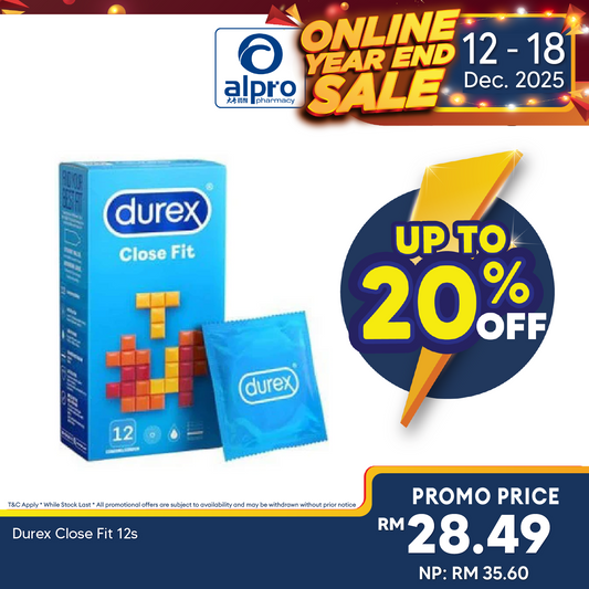 Durex Close Fit 12s Alpro Pharmacy