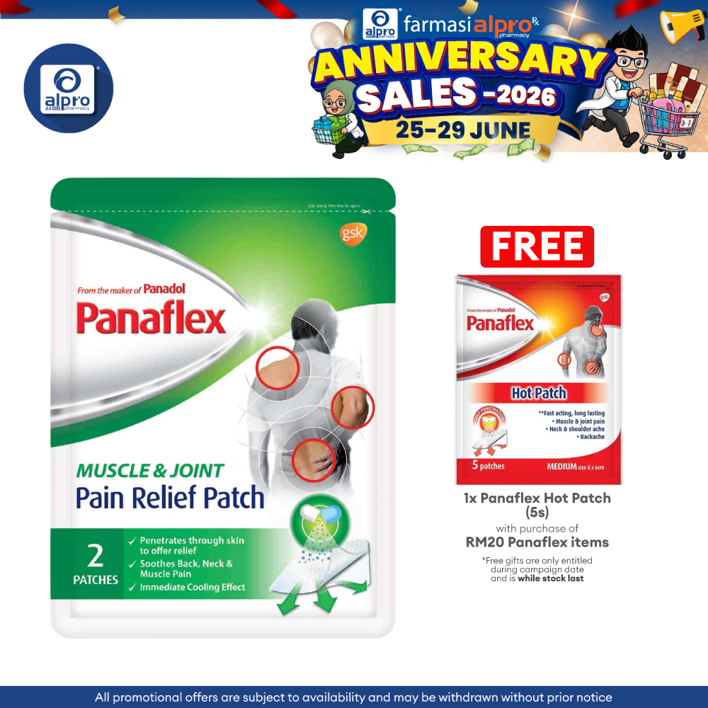 Panaflex Pain Relief Patch 2s Panaflex