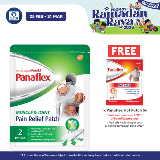 Panaflex Pain Relief Patch 2s Alpro Pharmacy