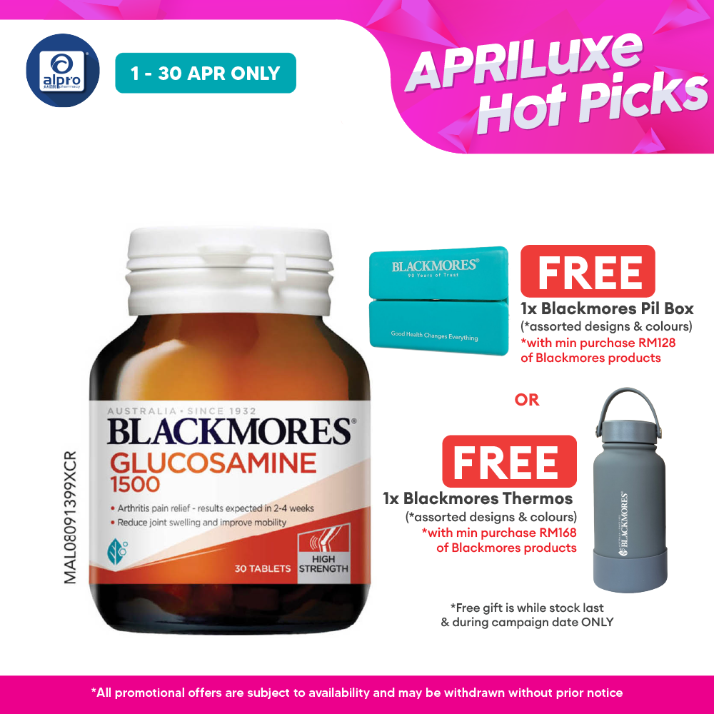 Blackmores Glucosamine 1500mg 30s | Joint Health Blackmores