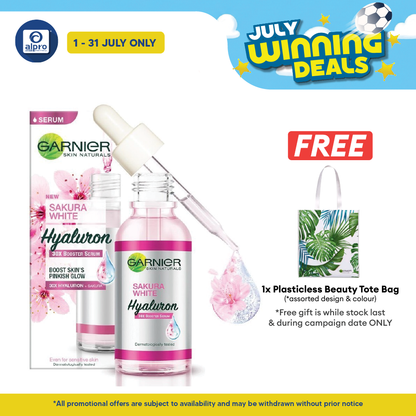 Garnier Sakura White Pinkish Booster Serum 30ml | Hydrate and Brighten Alpro Pharmacy