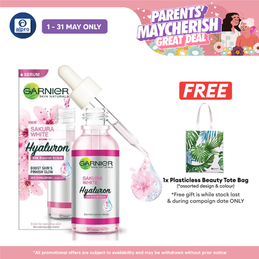 Garnier Sakura White Pinkish Booster Serum 30ml | Hydrate and Brighten Alpro Pharmacy