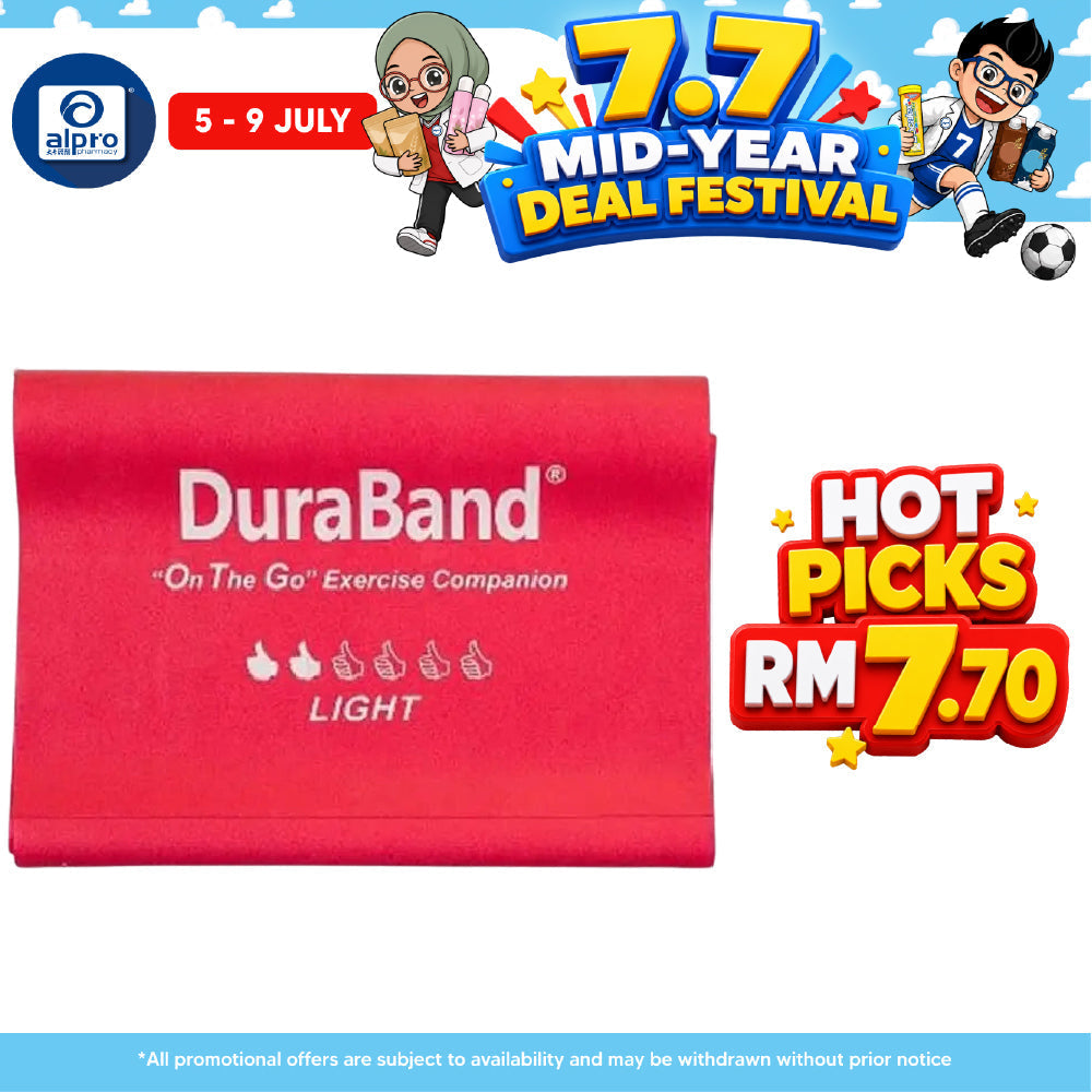 DuraBand Red (0.2mm Thickness) Light 1.5m DuraBand