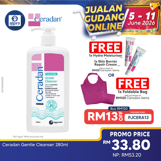 Ceradan Gentle Cleanser 280ml Ceradan