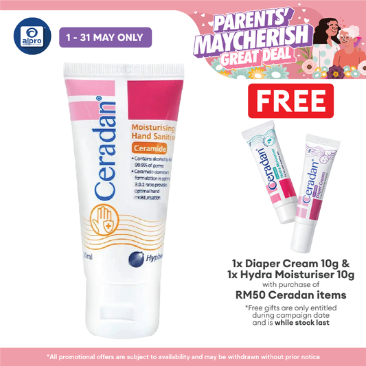 Ceradan Moisturising Hand Sanitiser 50ml Ceradan