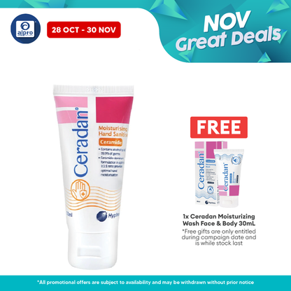 Ceradan Moisturising Hand Sanitiser 50ml Ceradan