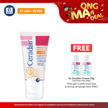 Ceradan Moisturising Hand Sanitiser 50ml Ceradan