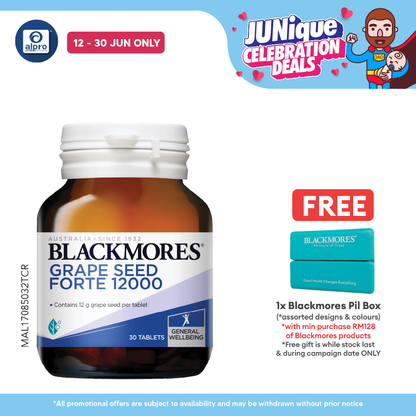 Blackmores Grape Seed Forte 1200mg 30s | General Well-being Blackmores