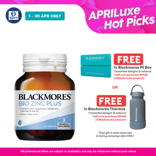 Blackmores Bio Zinc Plus 90s | Well-being Blackmores